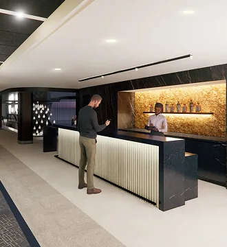 Bar Halo dining space