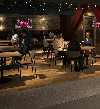 North Beer Hall dining space