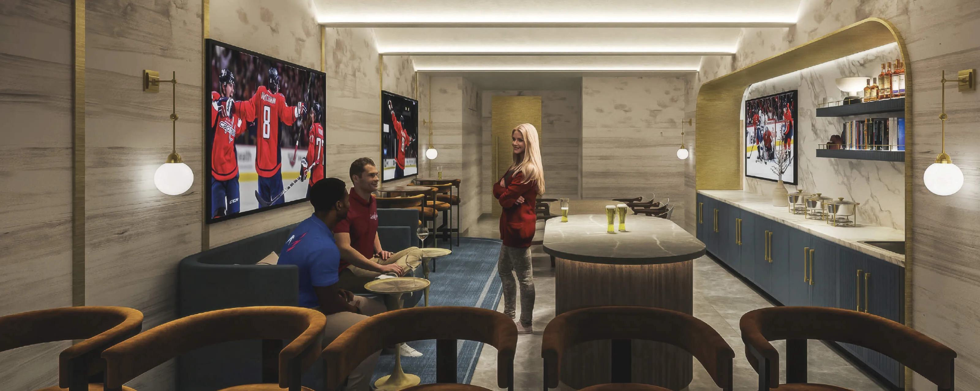 Signature Suites private lounge with premium seating